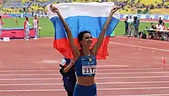 Marija Lassizkene gewann ihren dritten WM-Titel