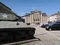 Marktplatz von Arlon mit amerikanischem Panzer