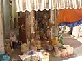 Marktstand in der Altstadt von Hanoi
