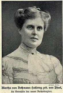 Martha von Bethmann Hollweg, geb. von Pfuel