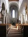 Blick vom Eingang auf den Chorraum