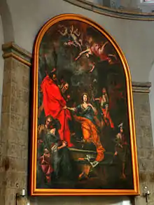Martyrium der Hl. Katharina, Gemälde von Johann Wilhelm Pottgießer