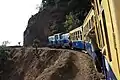 Der 'Toy Train' unterwegs (Lokomotive von Jung)