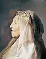 Profil einer alten Frau (Rembrandts Mutter)