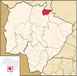 Lage von Alcinópolis in Mato Grosso do Sul