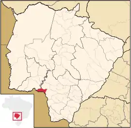 Lage von Antônio João in Mato Grosso do Sul