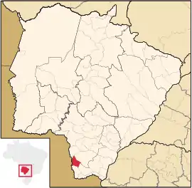 Lage von Coronel Sapucaia in Mato Grosso do Sul