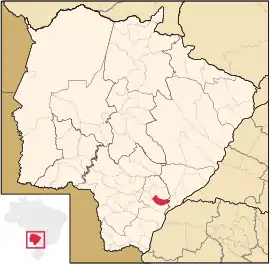 Lage von Novo Horizonte do Sul in Mato Grosso do Sul