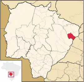 Lage von Selvíria in Mato Grosso do Sul