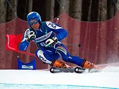 Matteo Marsaglia im EC-Riesenslalom von Hinterstoder im Januar 2008