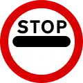 Verbot der Weiterfahrt ohne anzuhalten