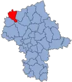 Lage des Powiats