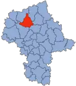 Lage des Powiats