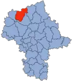 Lage des Powiats