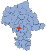 Lage des Powiats