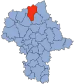 Lage des Powiats
