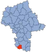 Lage des Powiats