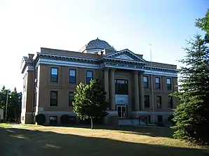 Das McHenry County Courthouse in Towner, gelistet im NRHP mit der Nr. 80002917