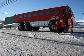 ‘Ivan’ in der antarktischen McMurdo-Station