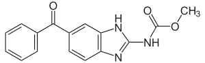 Struktur von Mebendazol