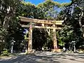 Torii am Meiji-Schrein in Tokio