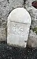 Historischer vermauerter Eindreiviertelmeilenstein in Gries (Bozen) (Südtirol, Italien)