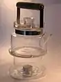 Teekanne aus Glas mit Stövchen für Boda Nova, 1971