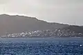 Blick auf Melinka vom Meer aus