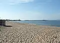 Strandabschnitt bei dem Stadtteil