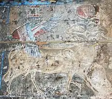 Mendeswidder in Deir el Medina (ptolemäisch)