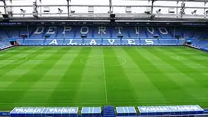 Tribüne des Estadio Mendizorrotza (September 2016)