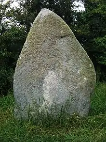 Menhir von Lanvar in Guilvinec