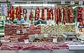 Wurstwaren gehören zu den verarbeiteten Gütern der Ernährungsindustrie. Bild:São Paulo, Brasilien