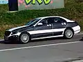 Mercedes-Benz klebte einige Bereiche mit schwarzer Folie ab