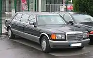 Sechstürer-Pullman-Umbau eines W 126, durch Fremdfirma verlängert