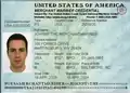 Merchant Mariner Credential (Innenteil)