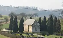 Historische Appenkirche am heutigen Friedhof