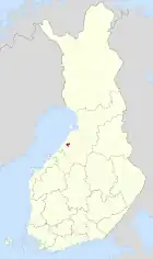 Lage von Merijärvi in Finnland