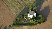 Heilig-Kreuz-Kapelle (Luftaufnahme 2015)