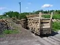 Wagen mit Holz
