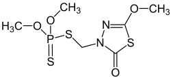 Strukturformel von Methidathion