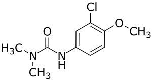Strukturformel von Metoxuron