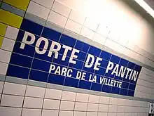 Beschilderung der Pariser Métro durch Adrian Frutiger, 1973