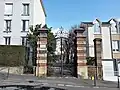 Eingangstor zum Grundstück der Villa Guilmant