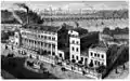 Fabrik an der Nonnenstraße, rechts die spätere Ernst-Mey-Straße (um 1881)