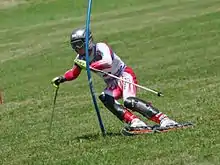 Michael Krückel im Weltcupslalom von Rettenbach im Juli 2011