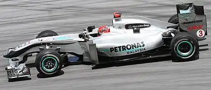 Michael Schumacher beim Großen Preis von Malaysia 2010