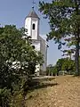 Katholische Kirche auf dem nahegelegenen Sankt-Michael-Hügel