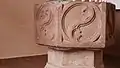Taufstein um 1500 mit Fischblasen
