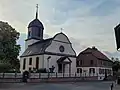 Die Kirche und das Pfarrhaus